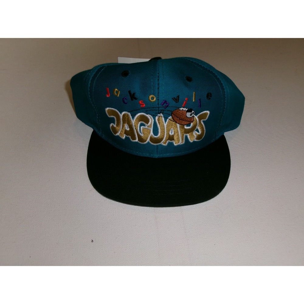 JACKSONVILLE JAGUARS LOGO 7 90S SNAPBACK '''KIDS'' HAT CAP VINTAGE DEADSTOCK U5